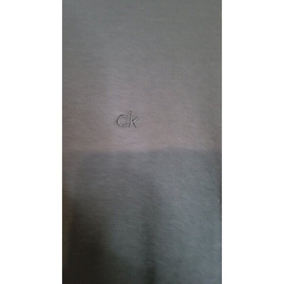 calvin klein liquid touch long sleeve top small classic black‎ top - Picture 2 of 4